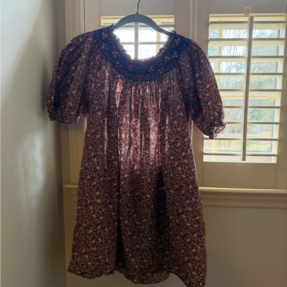 Doen Floral Puff Sleeve Mini Dress XS